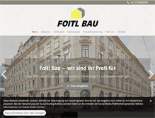 Tablet Screenshot of foitl-bau.at